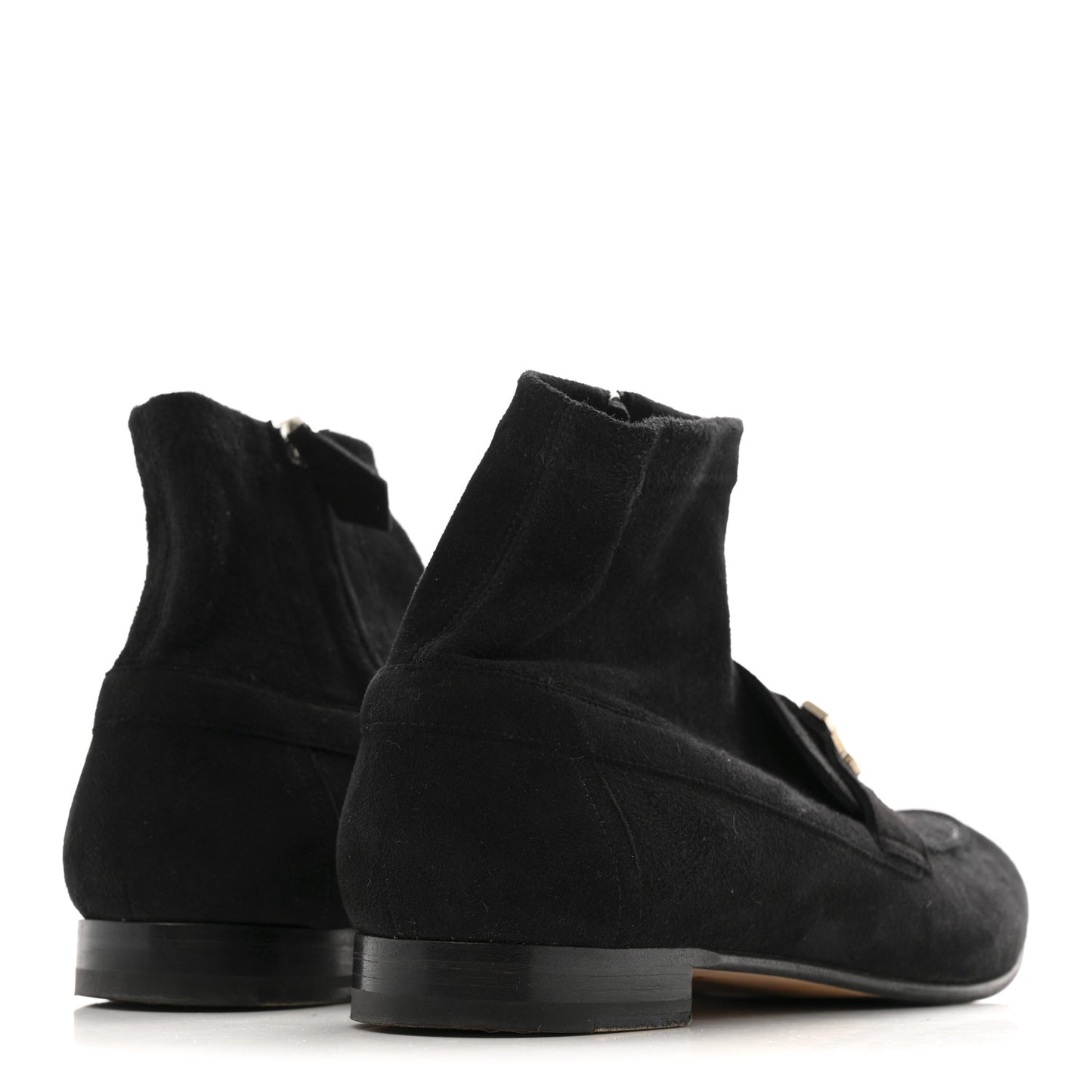 Stretch Velvet Goatskin Saint Honore Ankle Boots 37 Black 38 Black