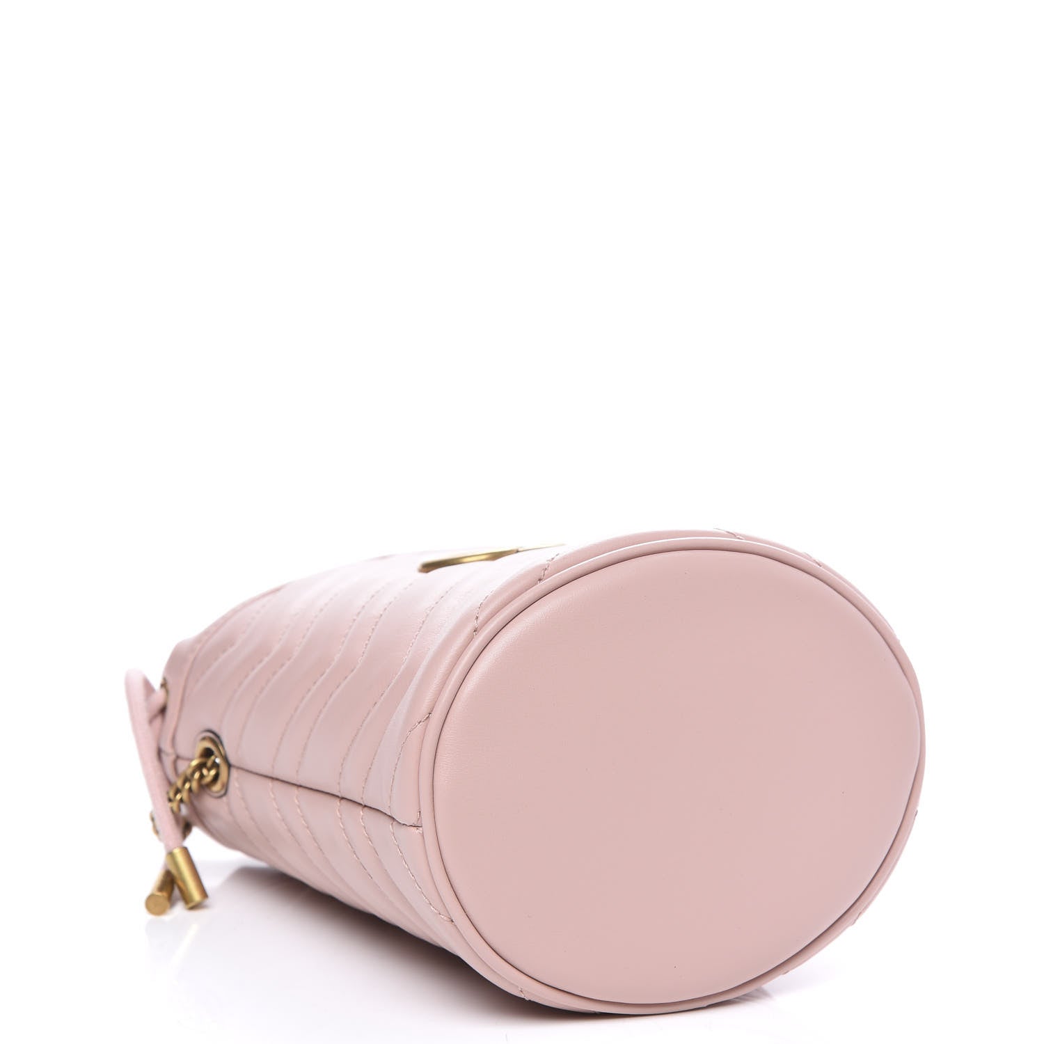Gucci Calfskin Matelasse Mini GG Marmont 2.0 Bucket Bag Perfect Pink 3 of 9