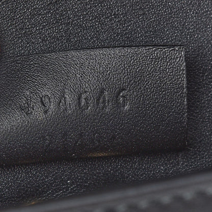 Gucci Calfskin Super Mini Sylvie Chain Shoulder Bag Black 7 of 9