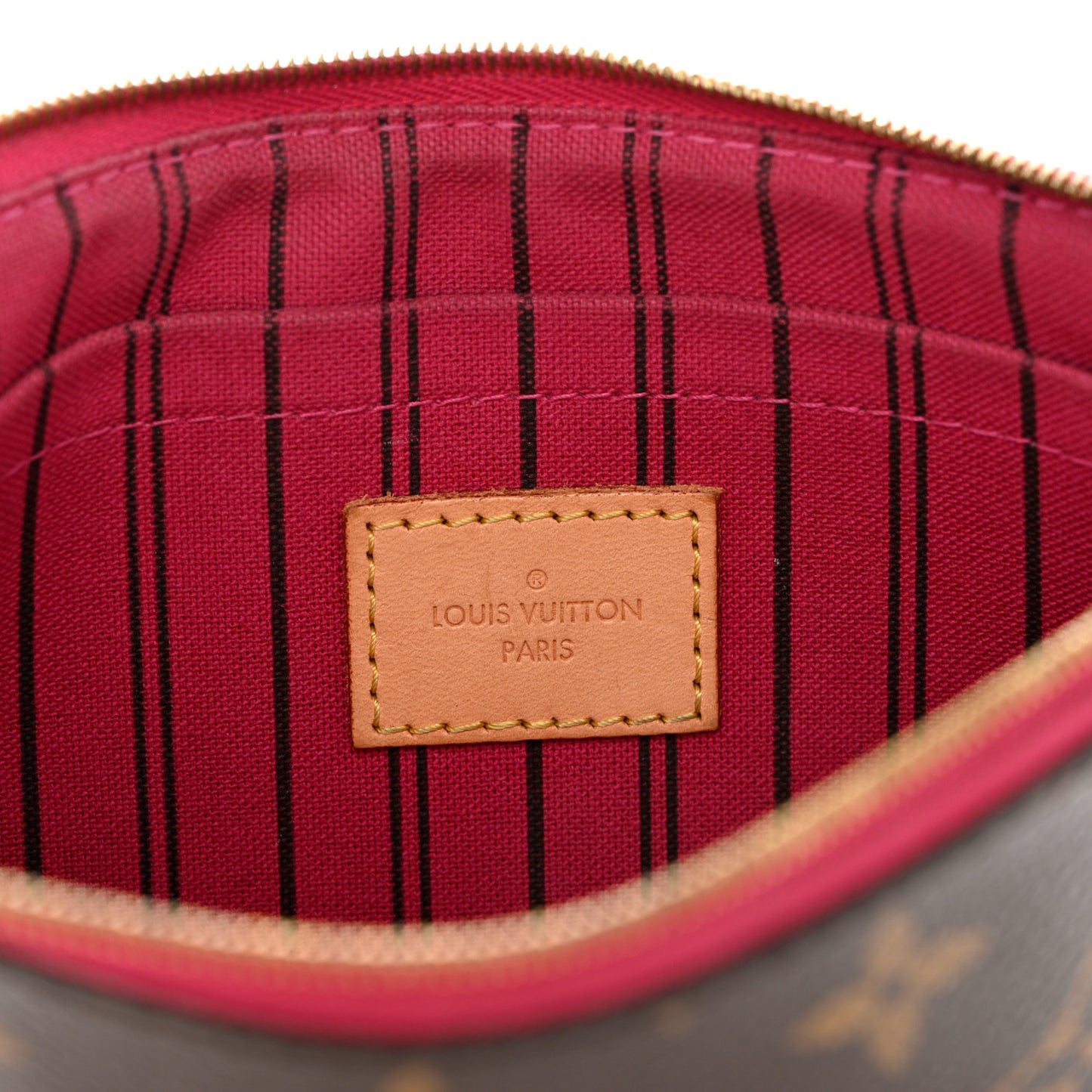 Monogram Neverfull MM GM Pochette Pivoine