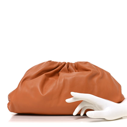 Bottega Veneta Smooth Butter Calf The Pouch Oversized Clutch Clay 2 of 11