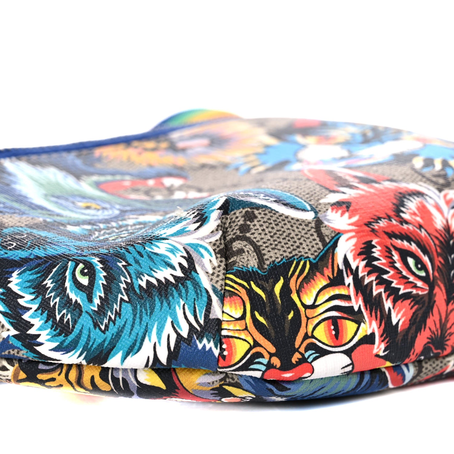 Gucci GG Supreme Monogram Angry Cat Print Childrens Belt Bag Multicolor 9 of 12