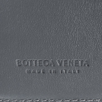 Bottega Veneta Nappa Maxi Intrecciato Bifold Zip Wallet Thunder 7 of 8