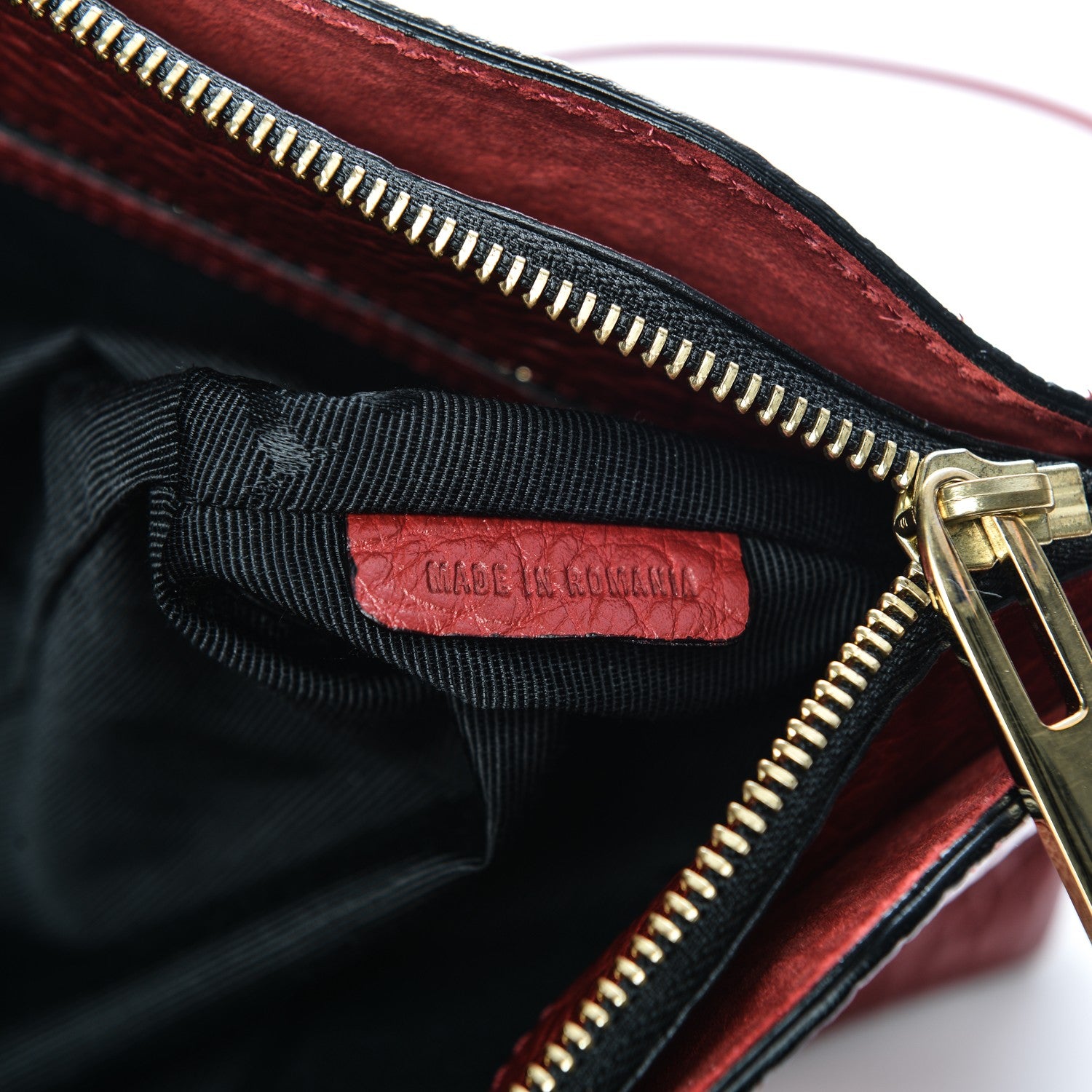 Burberry Signature Grain Calfskin Check Embossed Small Chichester Crossbody Clutch Bag Red 7 of 8