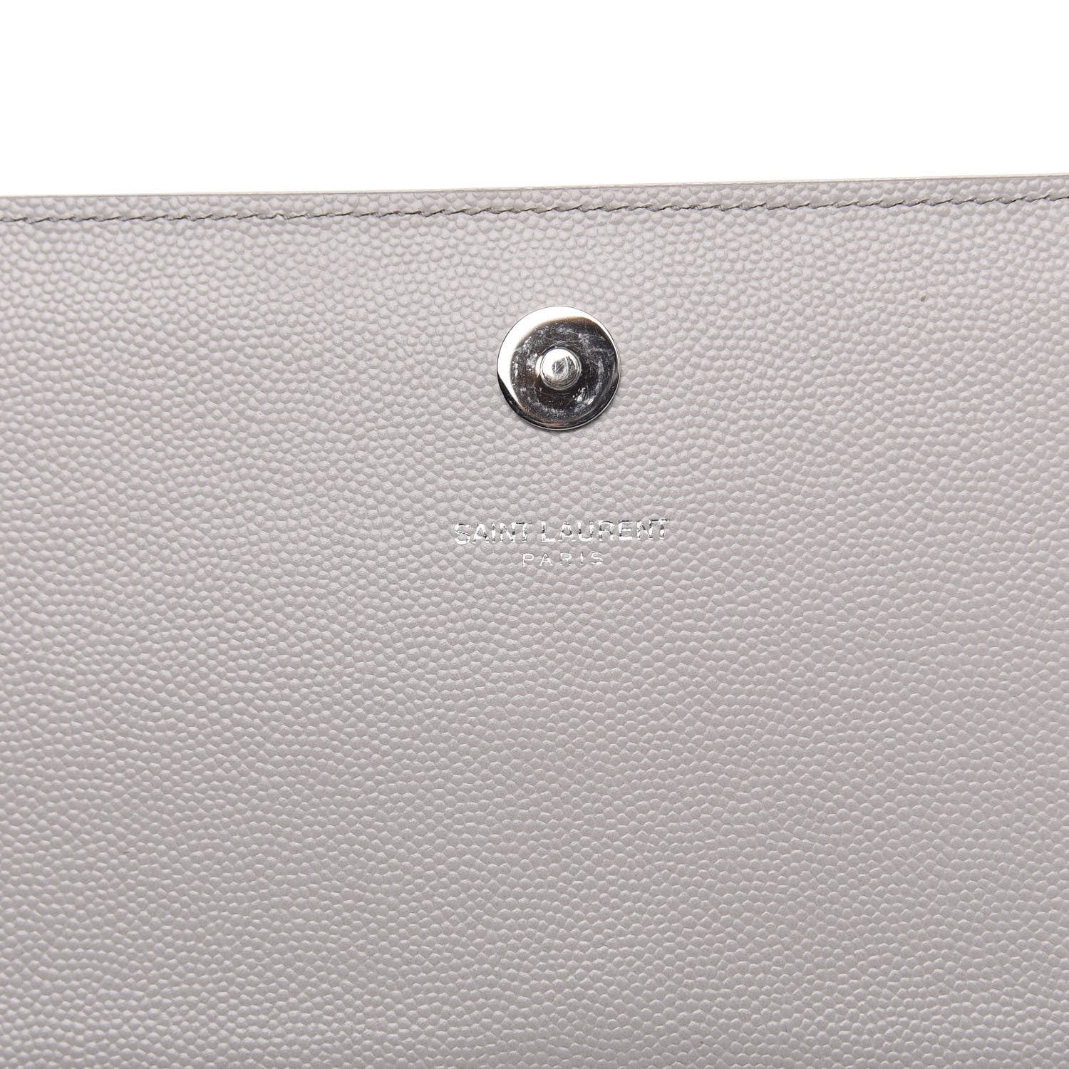 Saint Laurent Grain De Poudre Classic Monogram Kate Clutch Souris 7 of 10