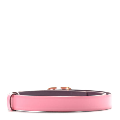 Valentino Garavani Glossy Calfskin VLogo Reversible 30mm Belt 80 32 Feminine Pink Indian Violet 2 of 7
