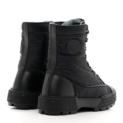 Hermes Calfskin Parachute Fresh Ankle Boots 38 Black 4 of 11