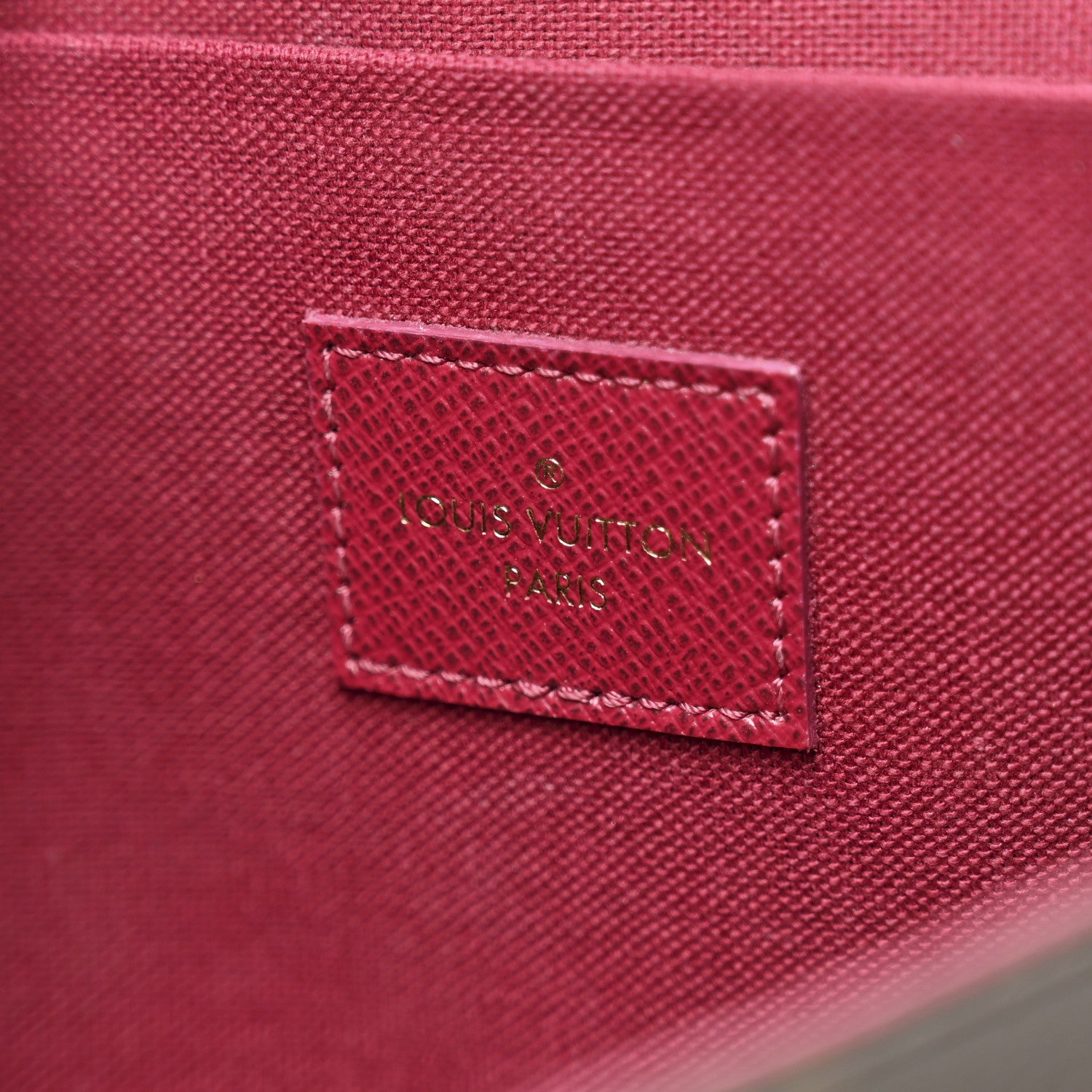Louis Vuitton Monogram Pochette Felicie Chain Wallet Fuchsia 6 of 11