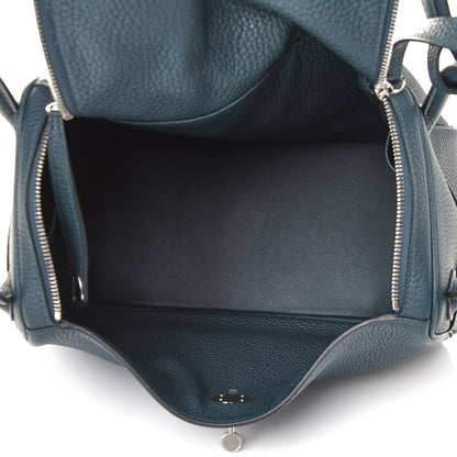 Hermes Taurillon Clemence Lindy 30 Vert Cypress 7 of 8