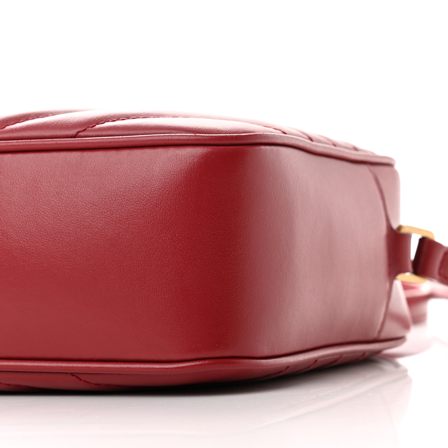 Saint Laurent Calfskin Matelasse Monogram Lou Camera Bag Red 10 of 12