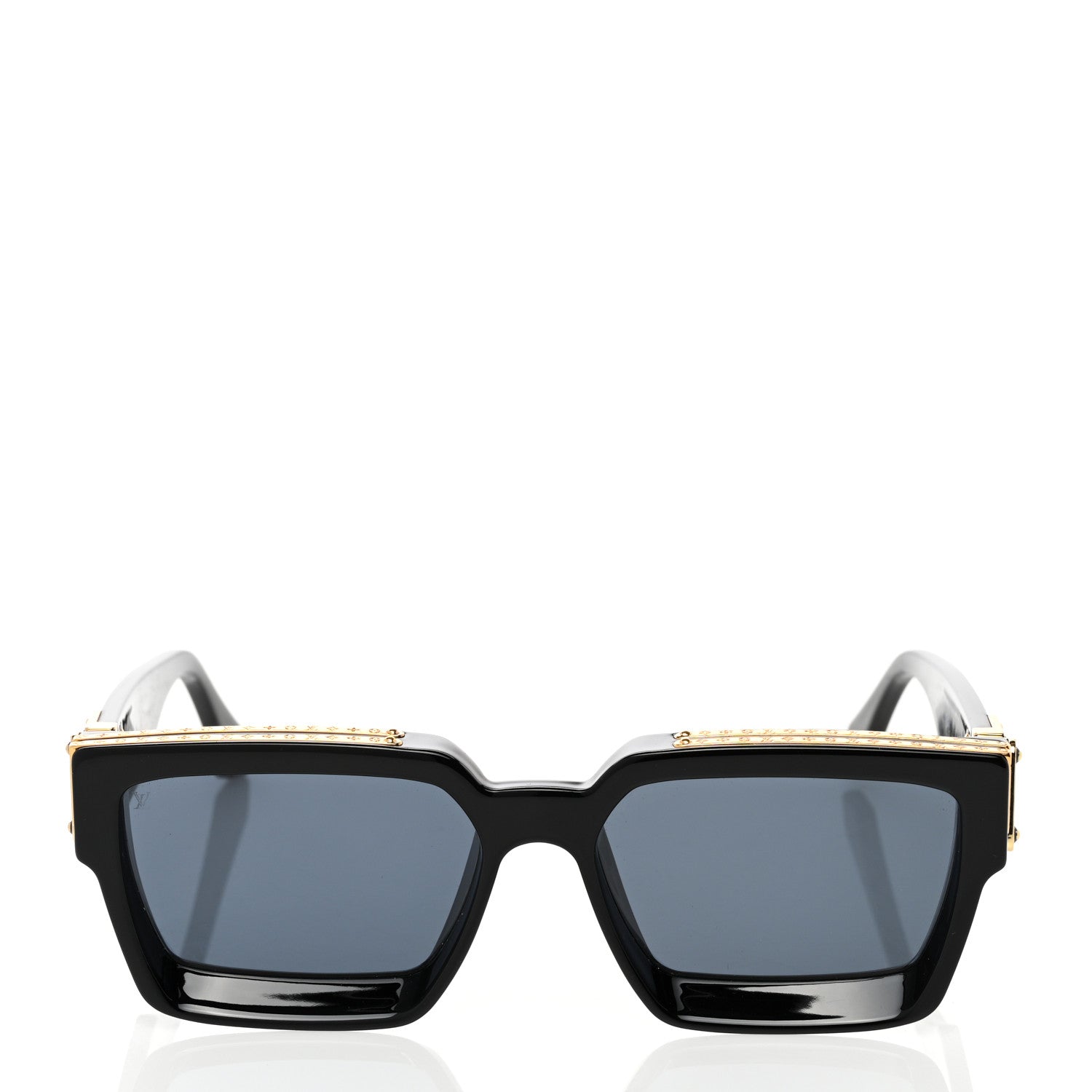 Louis Vuitton Acetate 1.1 Millionaires Sunglasses Z1165E Black 2 of 7