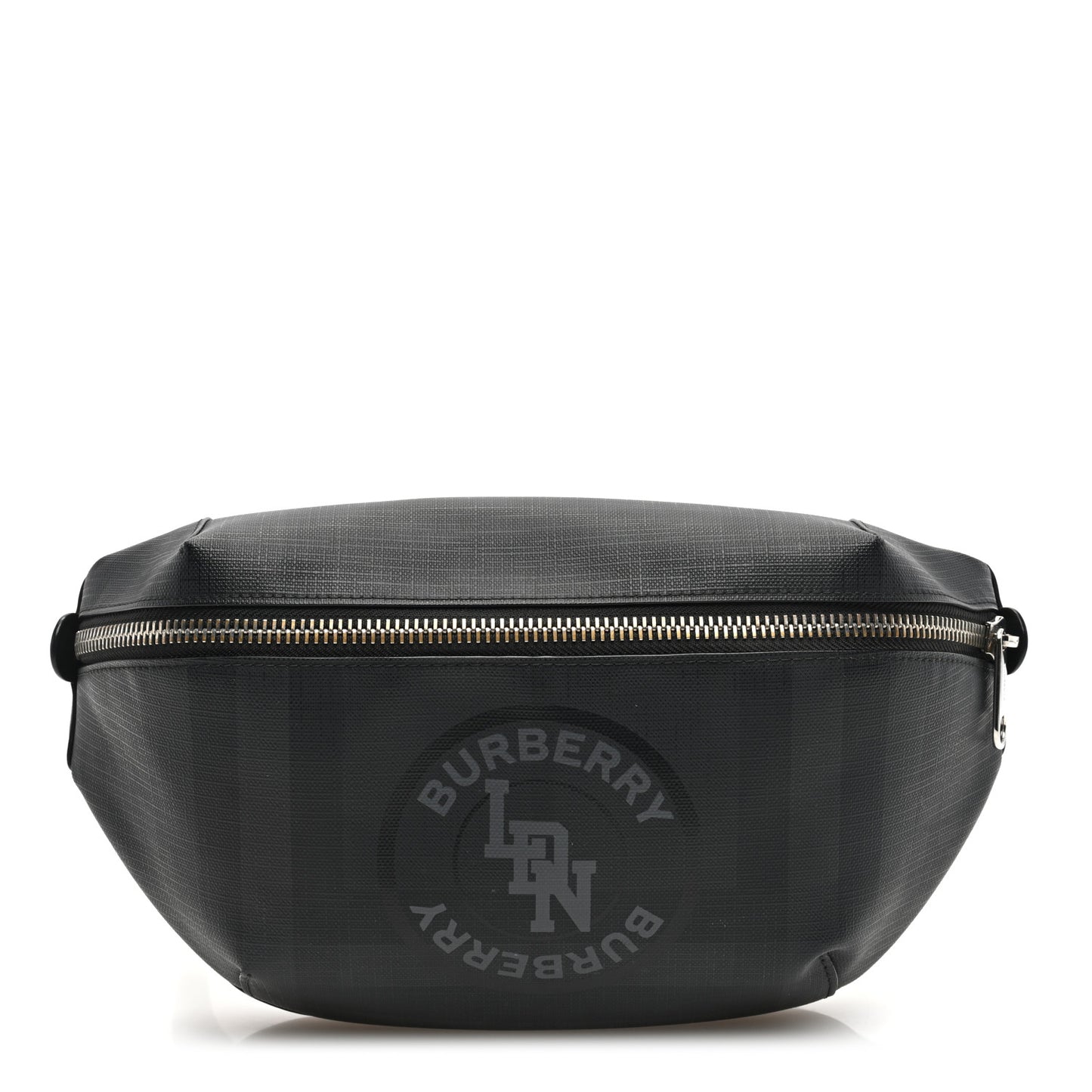 Charcoal London Check Calfskin Sonny Bum Bag Charcoal