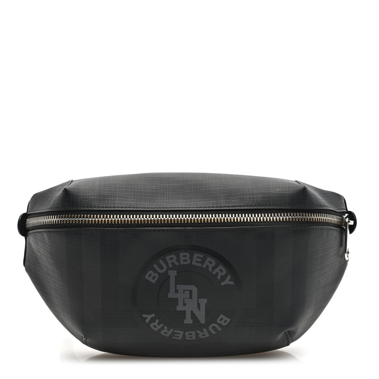 Burberry Charcoal London Check Calfskin Sonny Bum Bag Charcoal 1 of 9