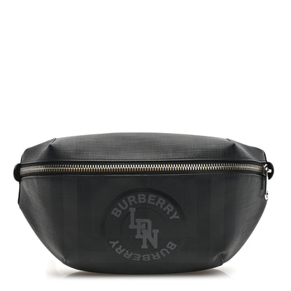 Burberry Charcoal London Check Calfskin Sonny Bum Bag Charcoal 1 of 9