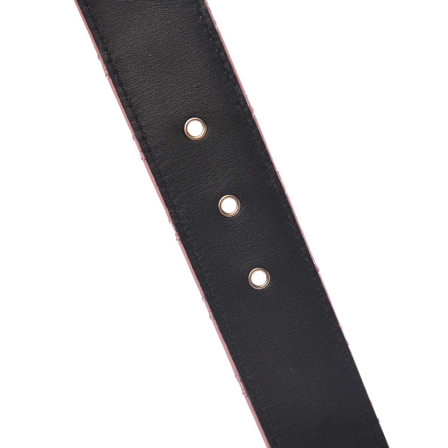 Chanel Pearl Lambskin Quilted CC Belt 95 38 Pink 5 of 9