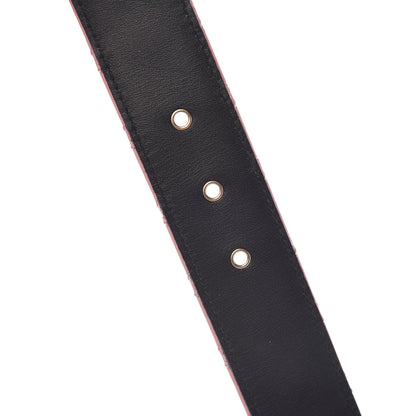 Chanel Pearl Lambskin Quilted CC Belt 95 38 Pink 5 of 9