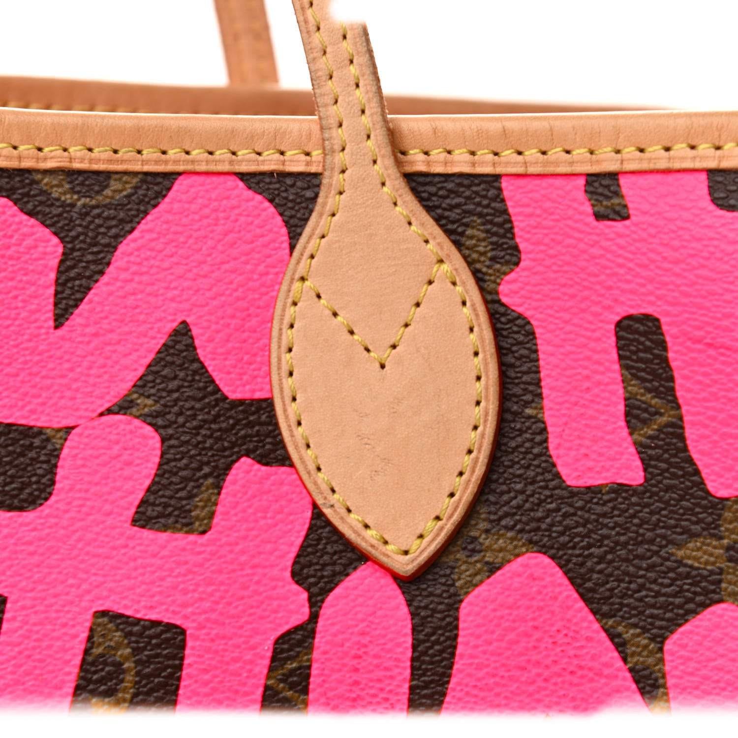 Louis Vuitton Monogram Graffiti Neverfull GM Fuchsia 16 of 20