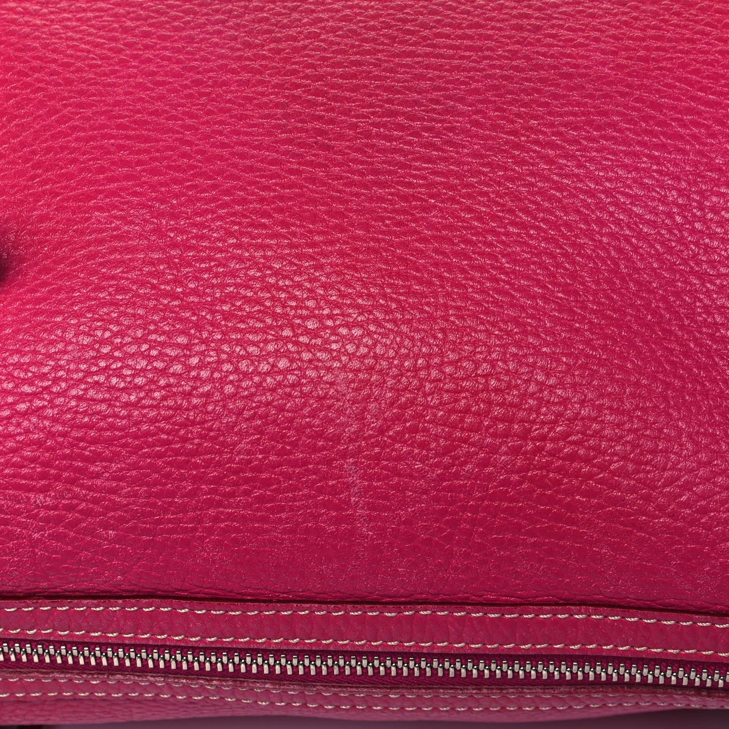 Grainy Calfskin Shoulder Bag Pink