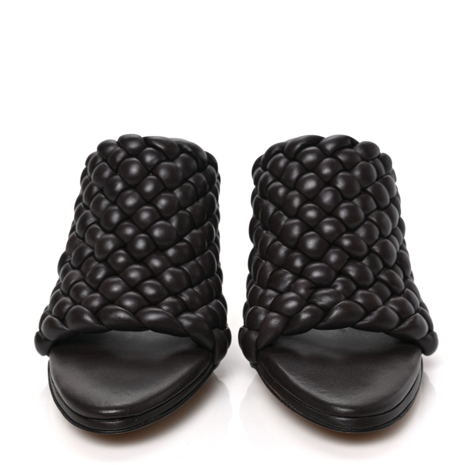 Bottega Veneta Nappa Padded Intreccio The Curve Sandals 37 Fondant 2 of 8