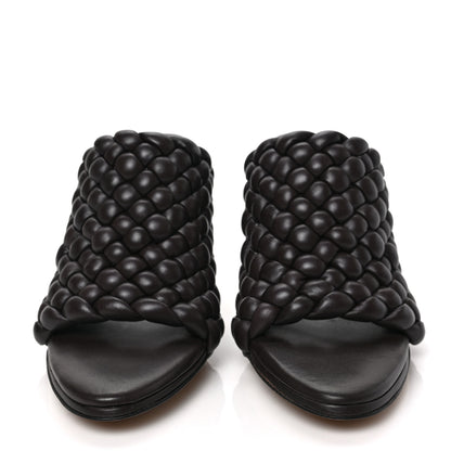 Bottega Veneta Nappa Padded Intreccio The Curve Sandals 37 Fondant 2 of 8