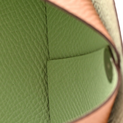 Hermes Epsom Bastia Verso Coin Purse Gold Vert Fizz 5 of 8