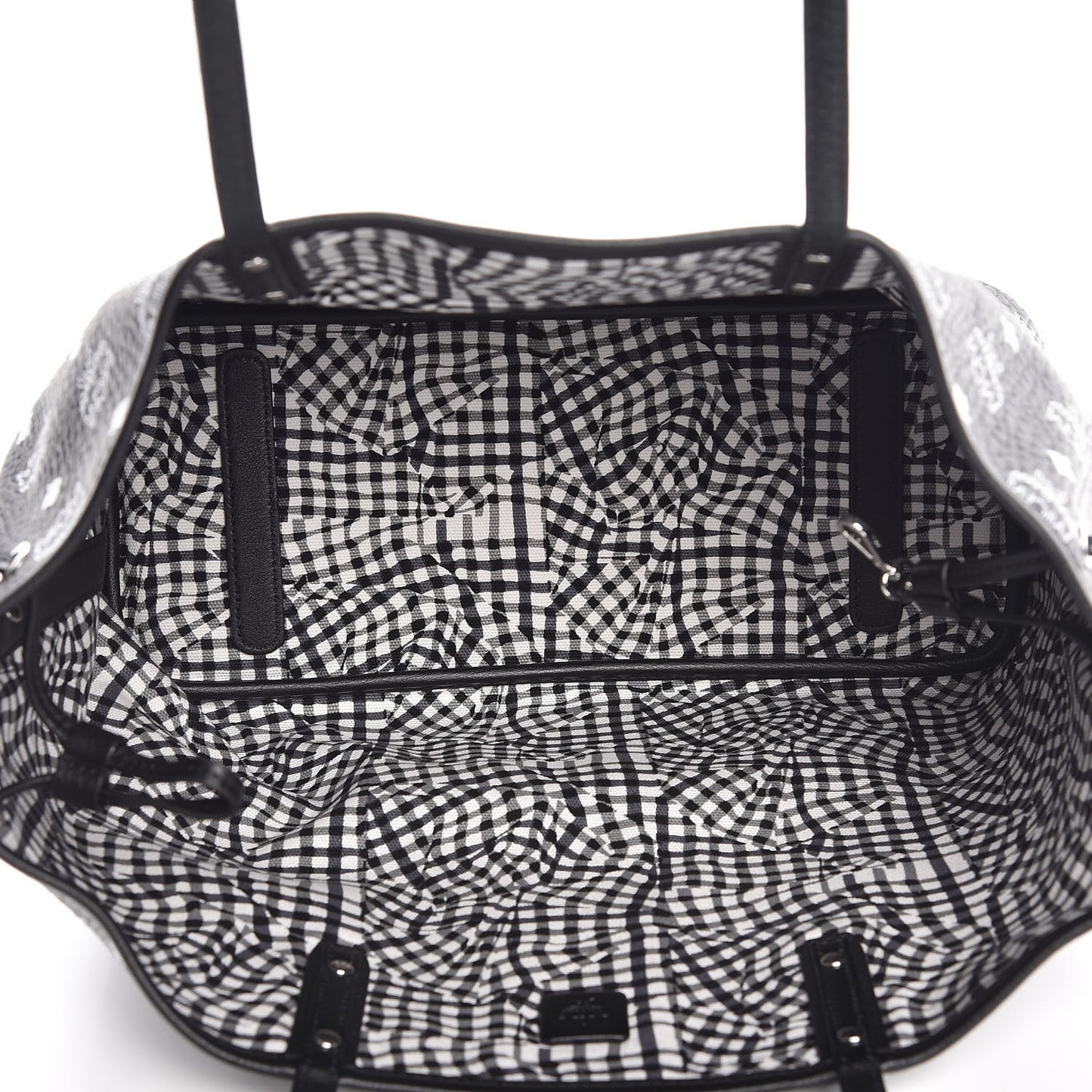 Visetos Medium Reversible Shopper Tote Black