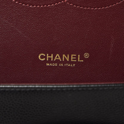 Chanel Caviar Quilted Maxi Double Flap Black 6 of 9