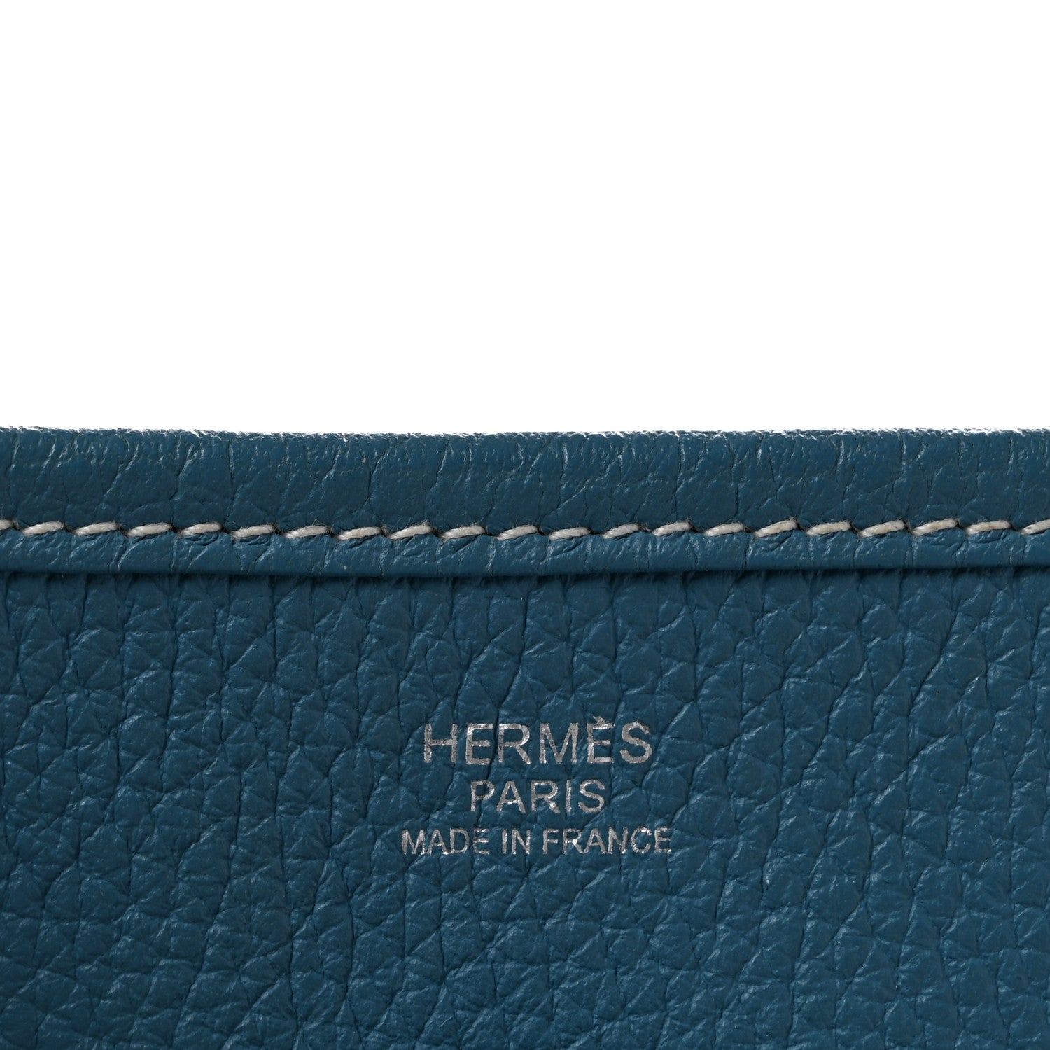 Hermes Taurillon Clemence EVELYNE III PM Blue Jean 6 of 12
