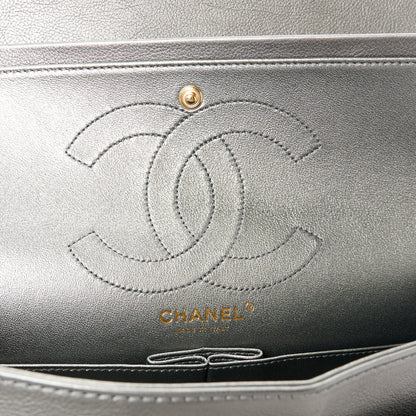 Chanel Metallic Calfskin Quilted 2.55 Reissue 226 Flap Charcoal 6 of 12