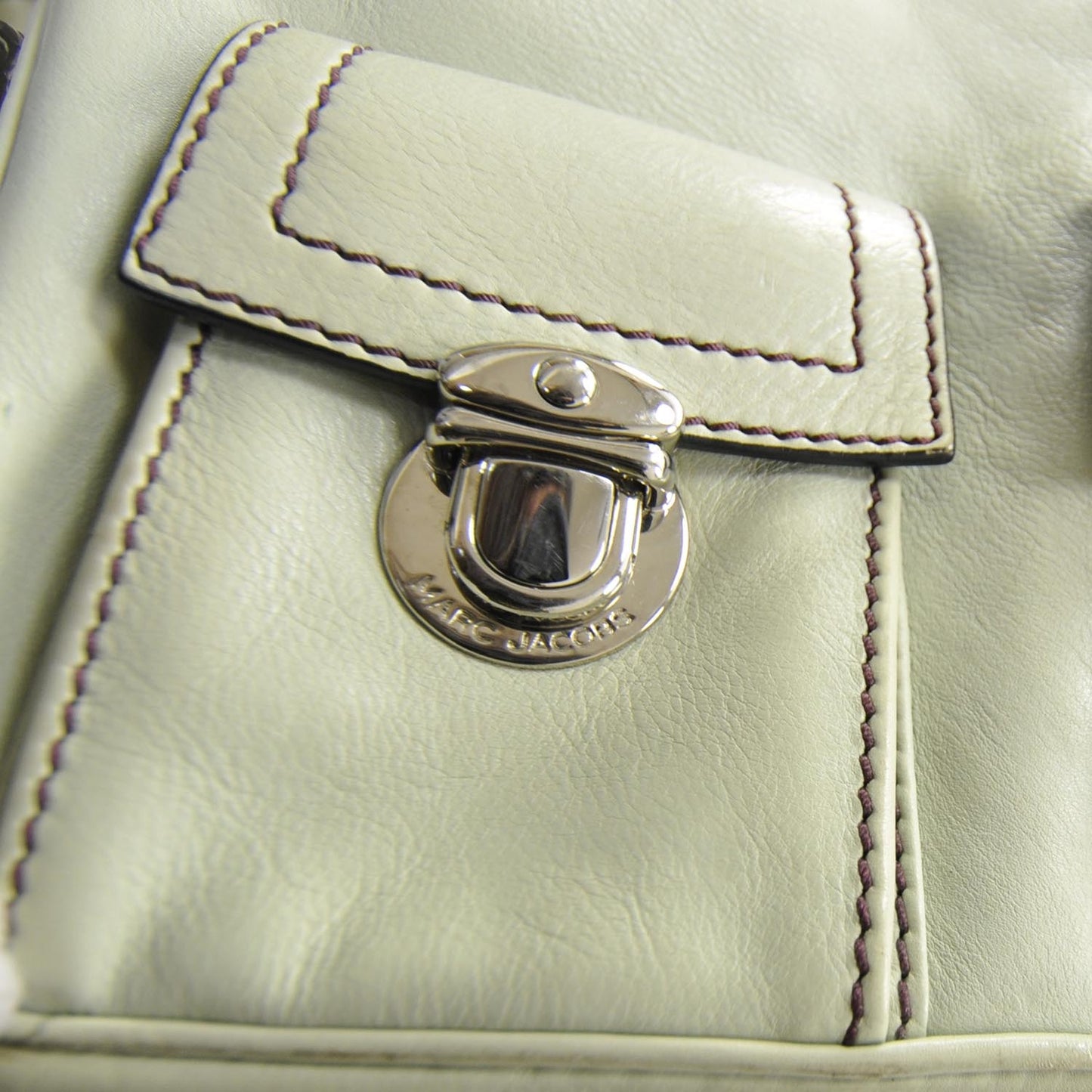 Leather Multipocket Hobo Thistle Green