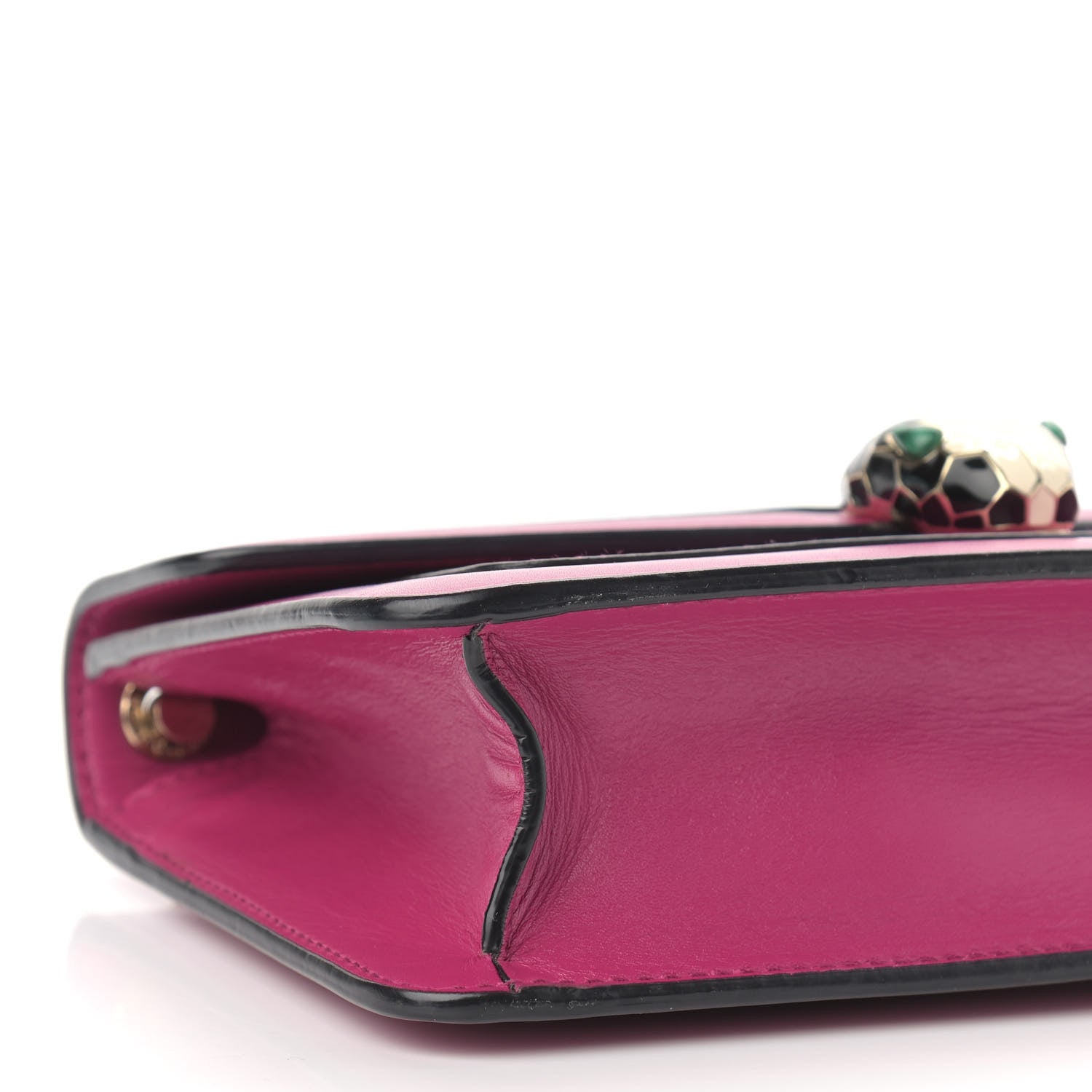Bulgari Calfskin Serpenti Forever Crossbody Bag Plum 10 of 10
