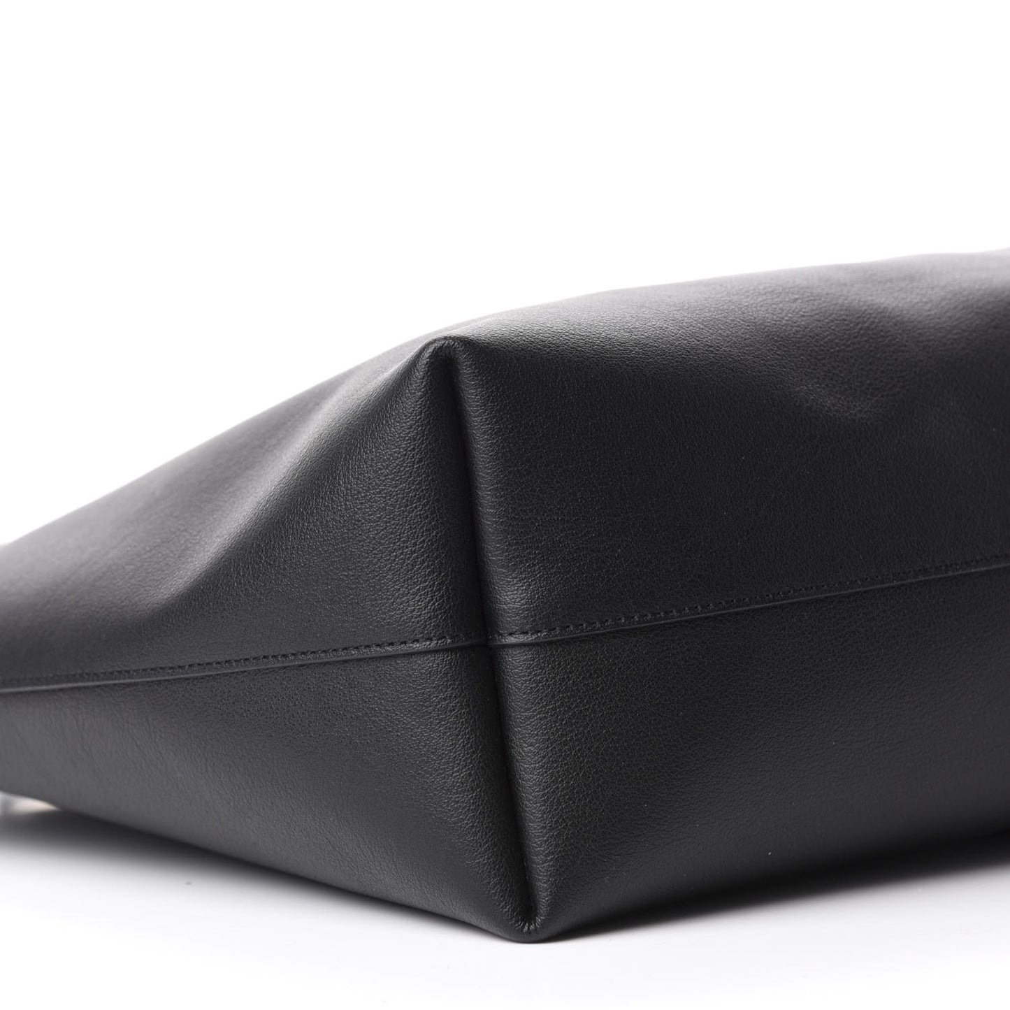 Calfskin Large Shopping Tote Black