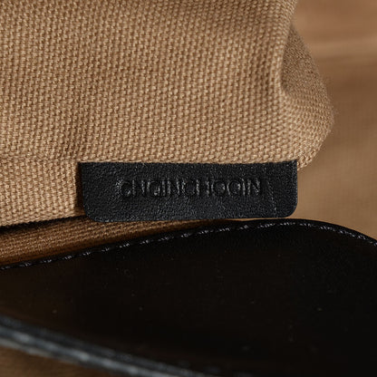 Burberry Canvas Mega Check Medium Traveler Tote Black 9 of 11