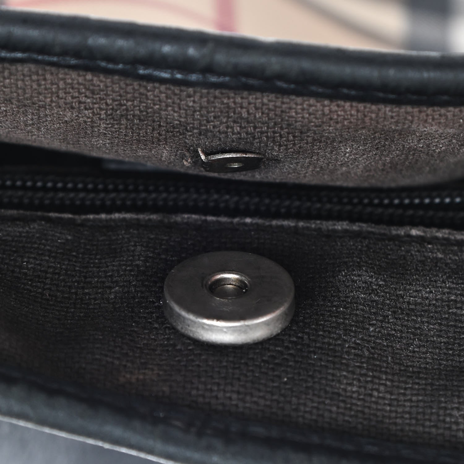 Burberry House Check Studded Tote Black 12 of 13