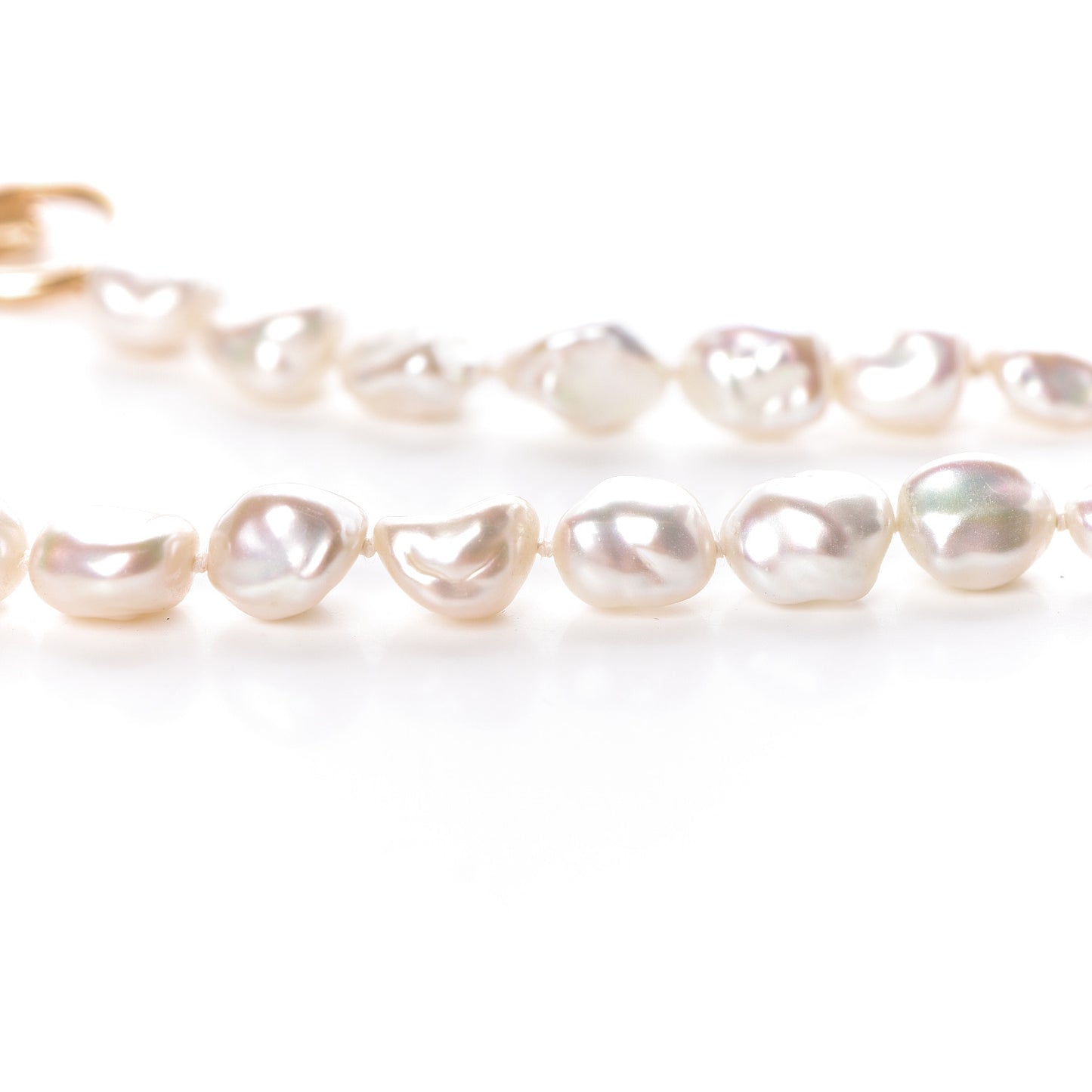 18K Yellow Gold Baroque Pearl Paloma Picasso Necklace