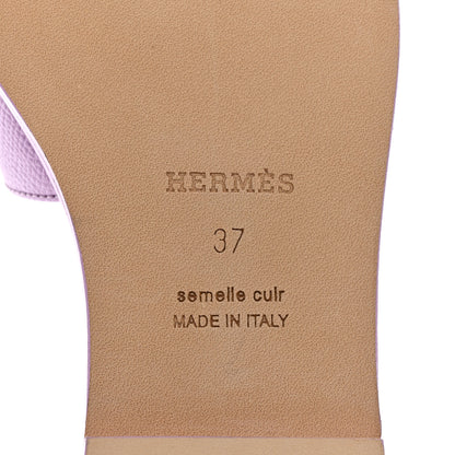 Hermes Epsom Oran Sandals 40 Violet Amethyste 8 of 9