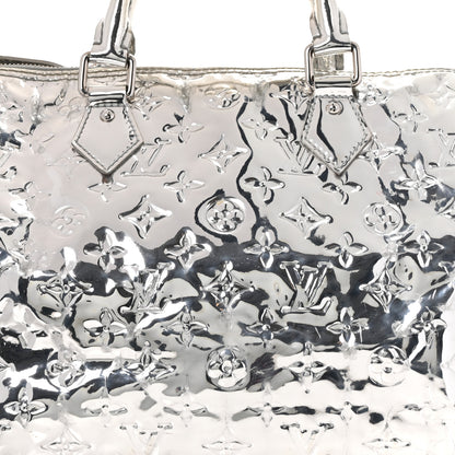 Louis Vuitton Monogram Miroir Speedy 30 Silver 7 of 9