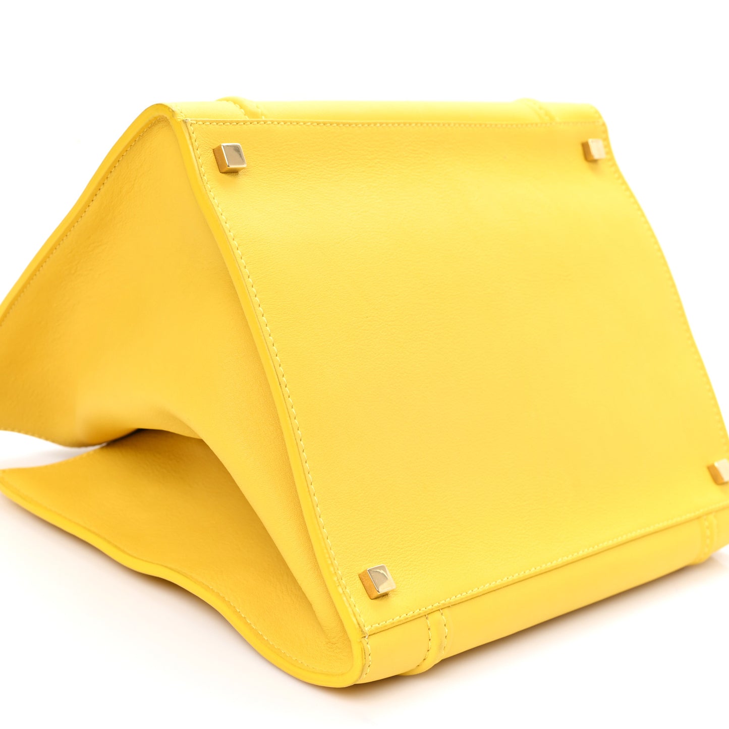 Grained Calfskin Medium Phantom Luggage Sun Yellow