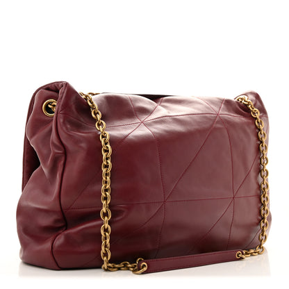 Saint Laurent Lambskin Matelasse Monogram Large Jamie 4.3 New Dark Bordeaux 3 of 10