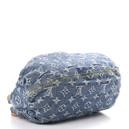 Louis Vuitton Monogram Denim Pleaty Blue 3 of 11