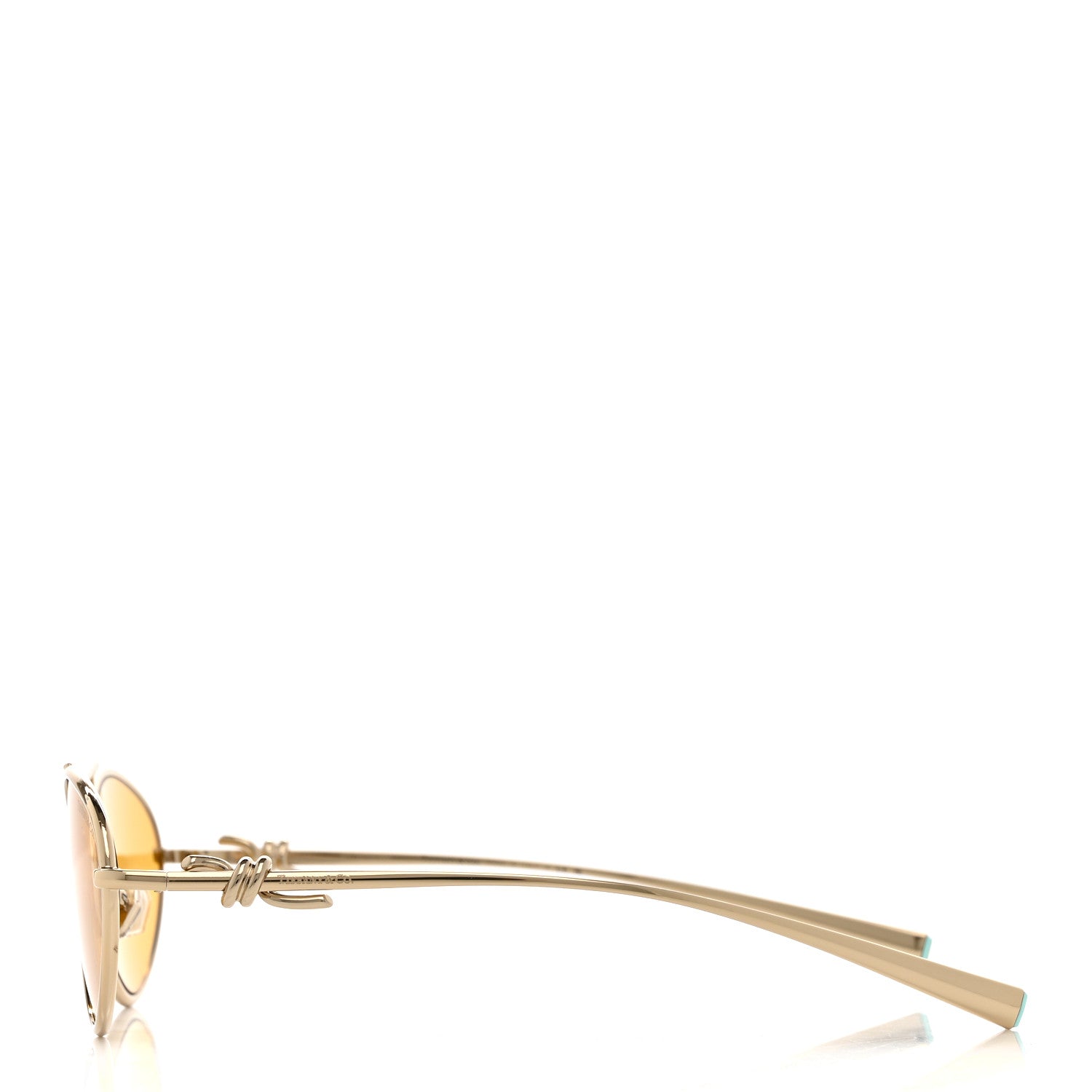 Tiffany Metal Knot Sunglasses TF3117 Pale Gold 3 of 8