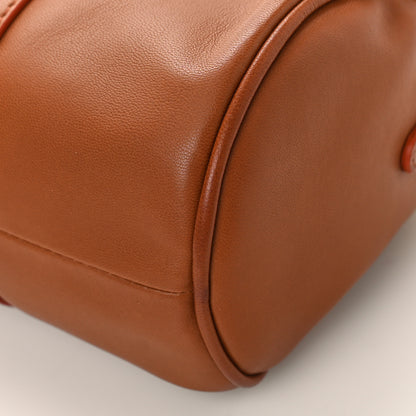 Mansur Gavriel Pebbled Calfskin Mini Mini Duffel Bag Saddle 7 of 7