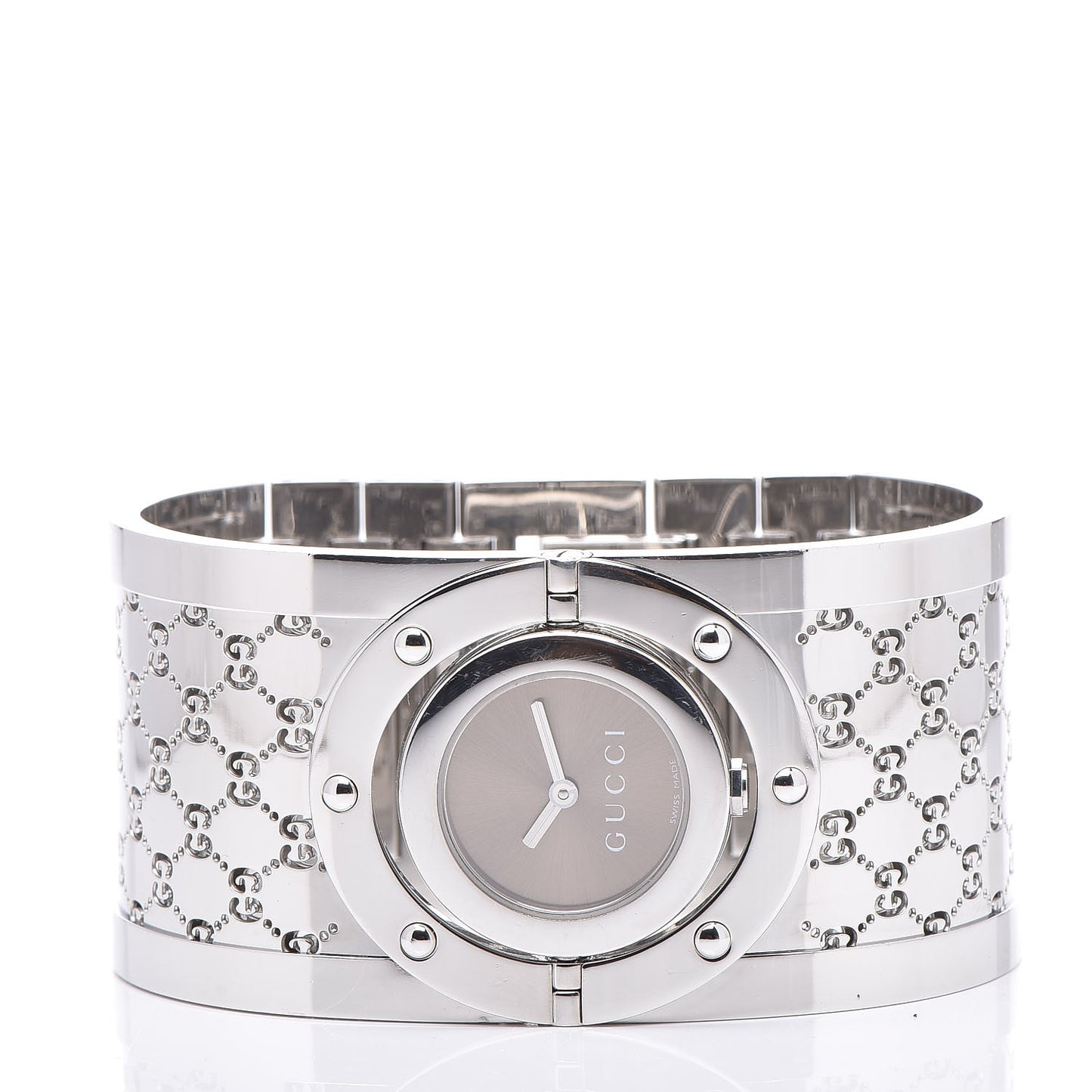 Stainless Steel 33mm Twirl Quartz Watch Brown
