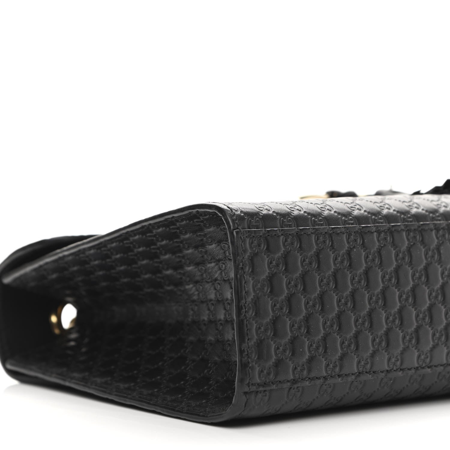 Gucci Microguccissima Medium Emily Chain Shoulder Bag Black 11 of 12