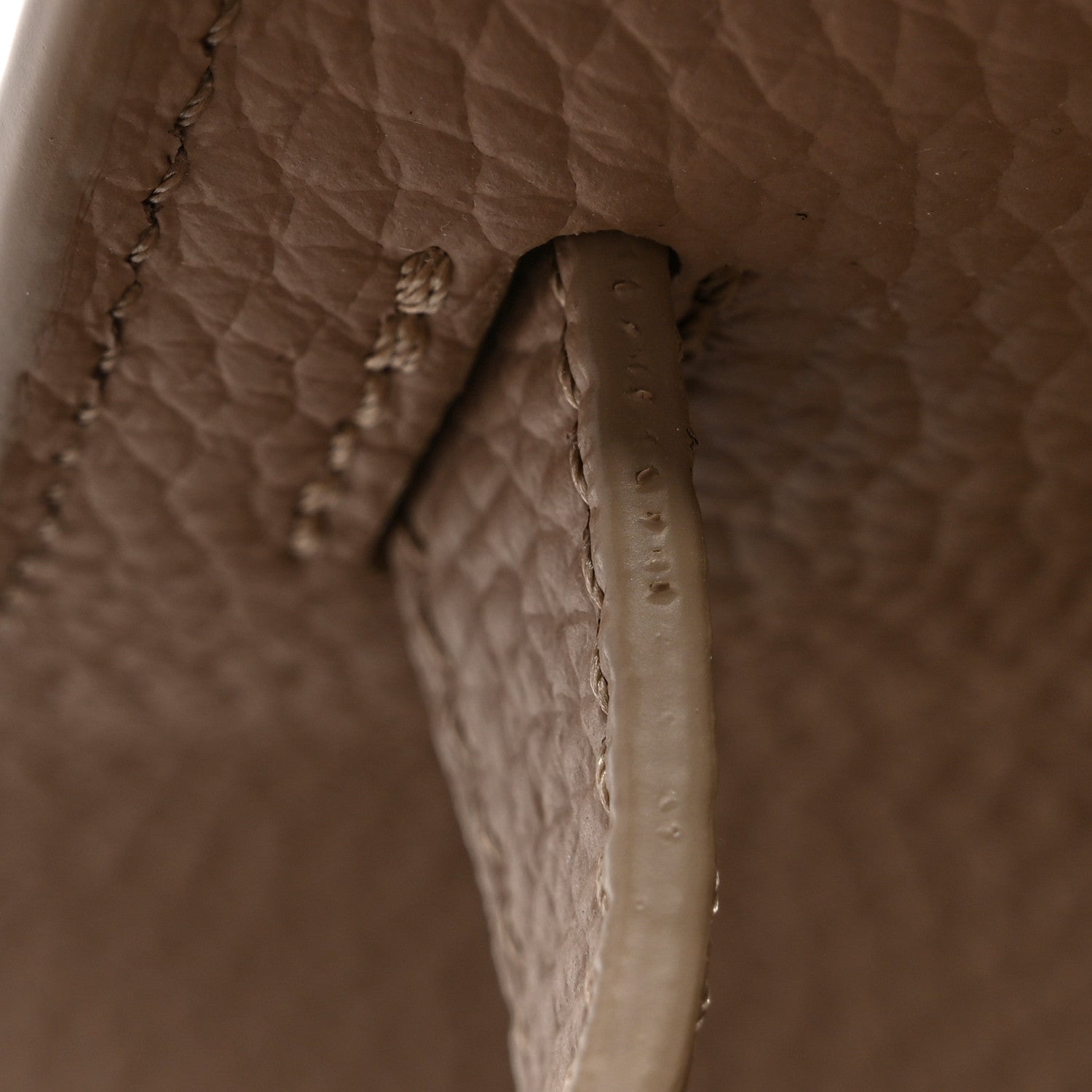 The Row Grained Calfskin Soft Margaux 10 Bag Dark Taupe 12 of 12