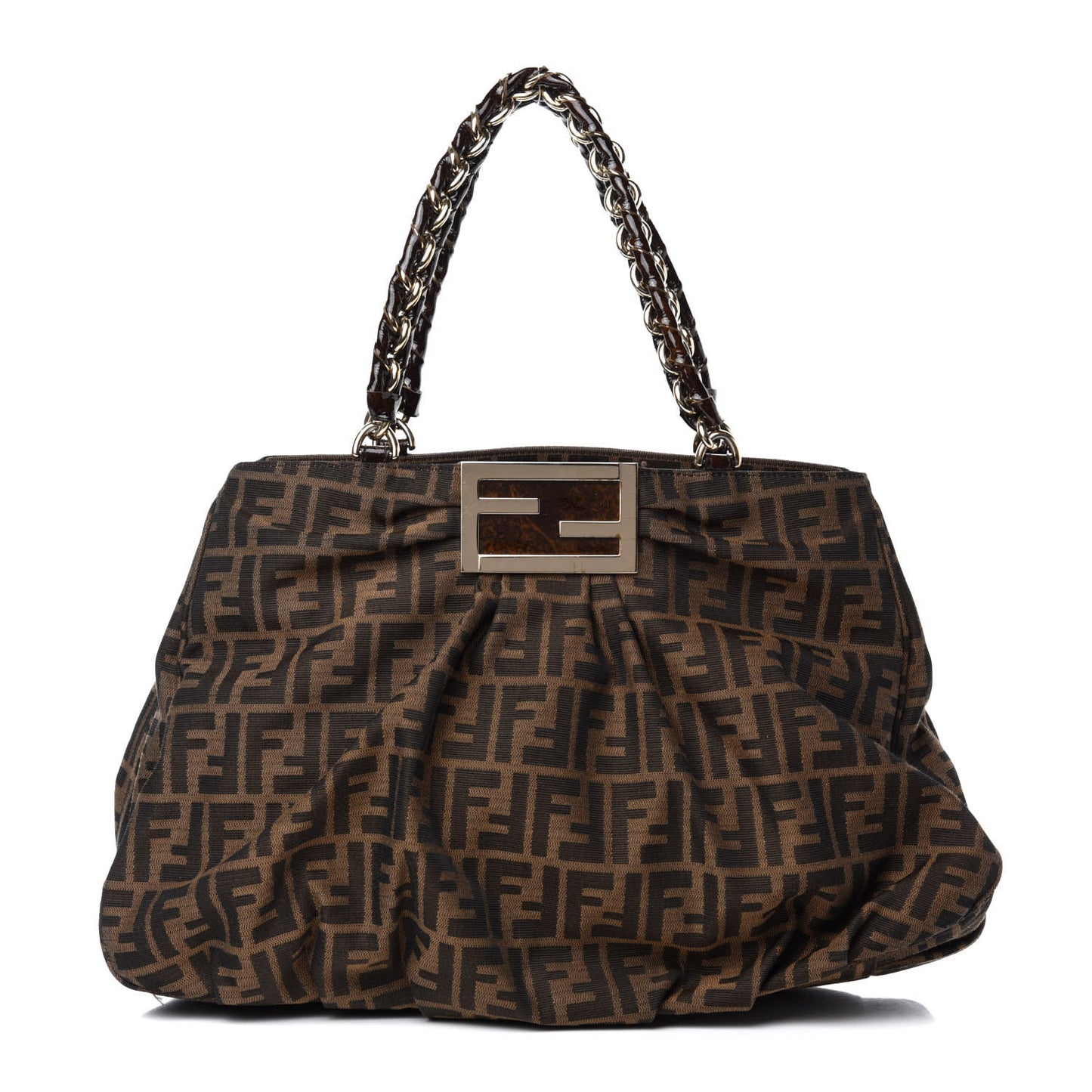 Zucca Patent Mia Tote Tobacco