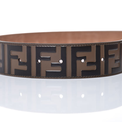 Fendi Vitello F is Fendi Bi-Color FF 1974 Embossed Belt 70 28 Maya Black 7 of 8