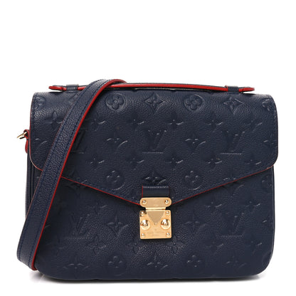 Louis Vuitton Empreinte Pochette Metis Marine Rouge 1 of 10