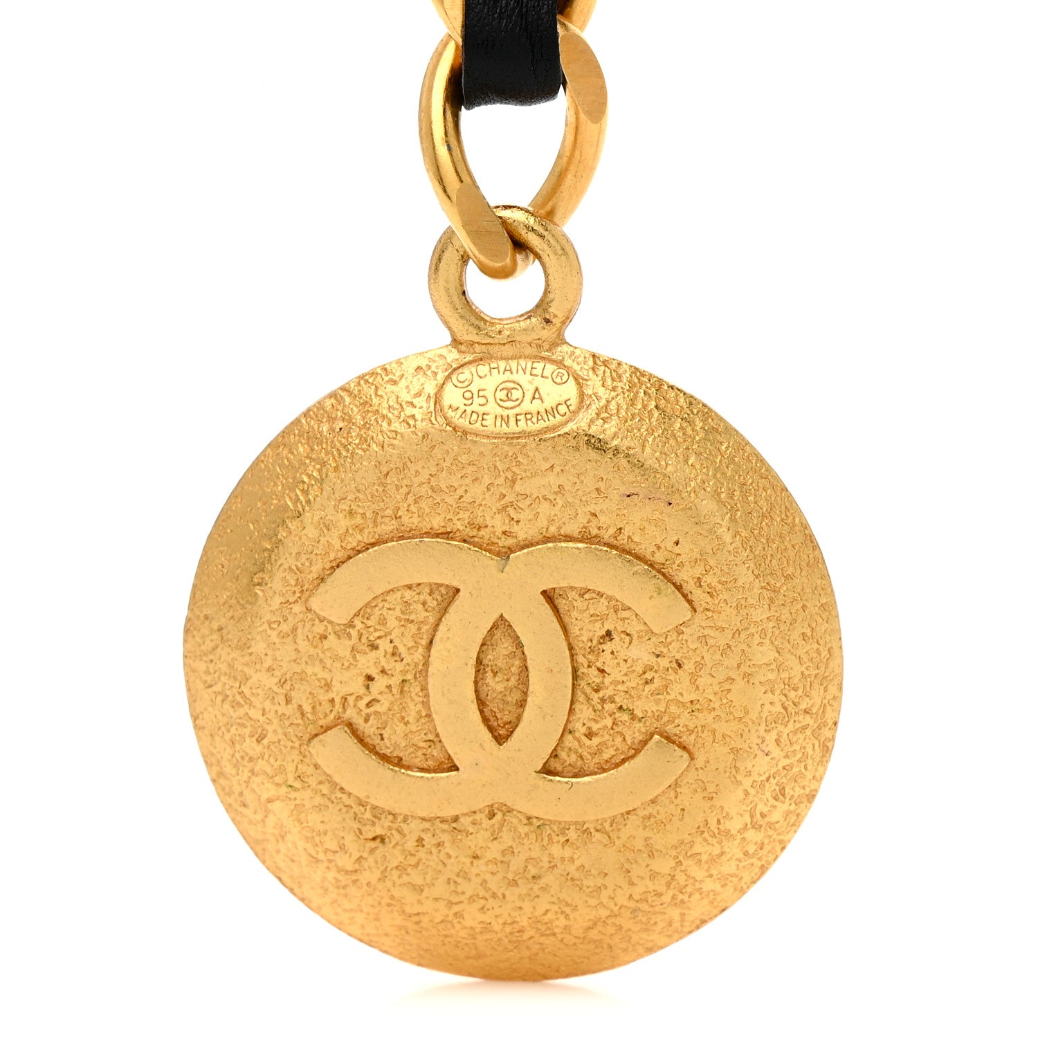 Chanel Metal CC Key Chain Gold 3 of 3