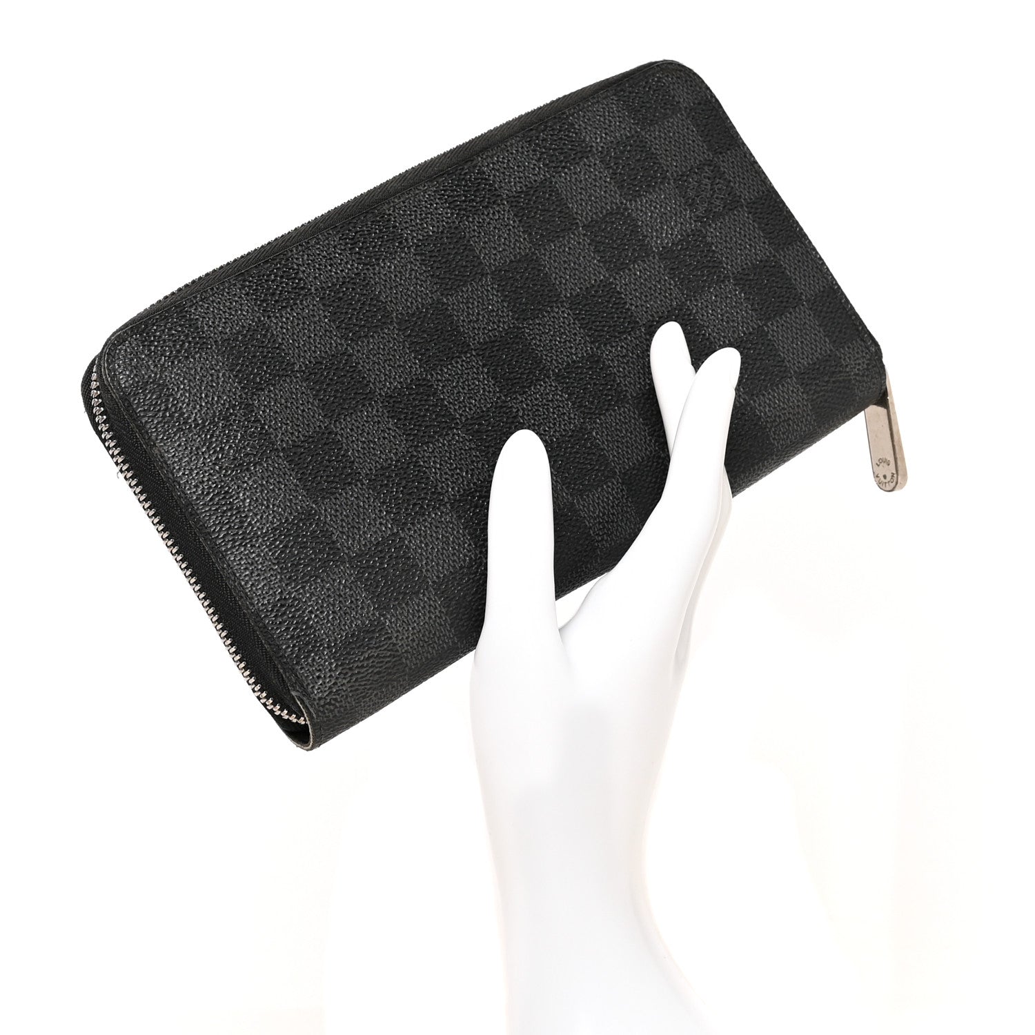 Louis Vuitton Damier Graphite Zippy Organizer Wallet 2 of 11